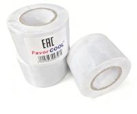 Лента PVC c клеявым слоем. Белая 0,13х48х15000