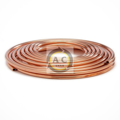 Труба медная РЗ ОЦМ (Россия) 3/4" (19,05мм х 15000 мм) М1/CuDHP по стандарту ASTM B68M-99 / EN 12735, мягкая Труба медная РЗ ОЦМ (Россия) 3/4" (19,05мм х 15000 мм) М1/CuDHP по стандарту ASTM B68M-99 / EN 12735, мягкая