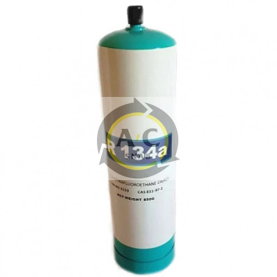 Хладагент R134a Баллон (нетто 600гр.) клапан шредера