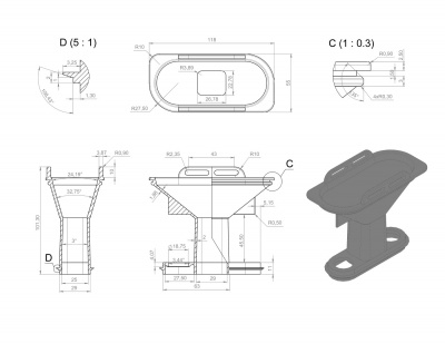 Капельная воронка для кондиционера PROFcool VSP-32 с двумя обратными клапанами